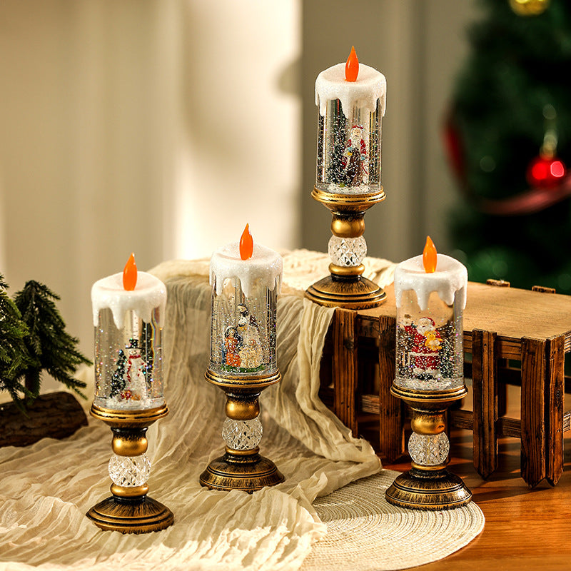 Christmas decoration lantern with snow globe Kalsten