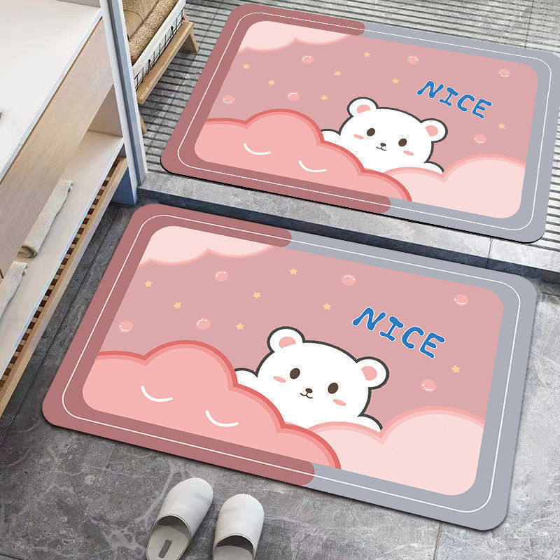 Absorbent Bathroom Mat Kalsten