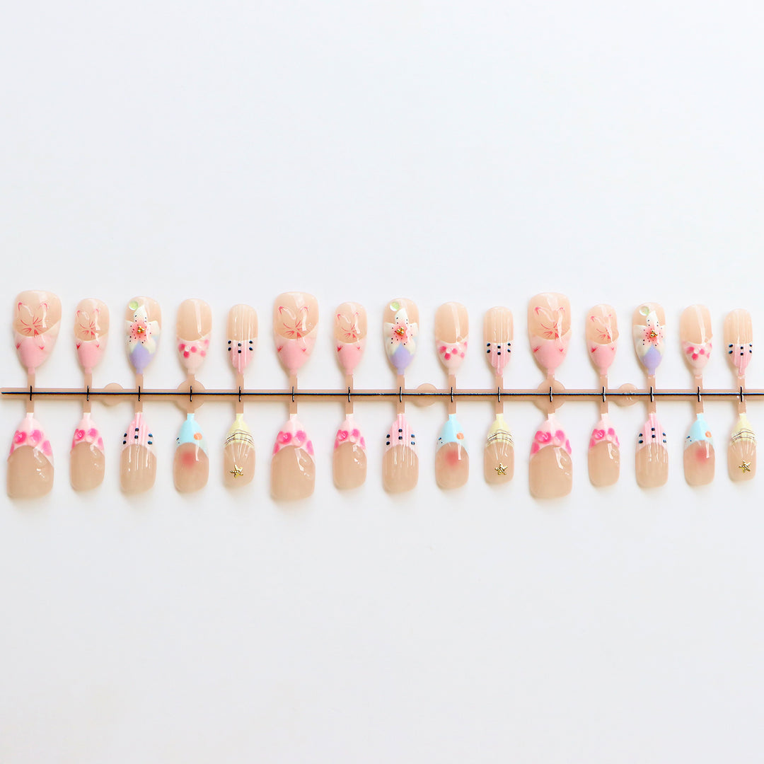 Playful Artisanal Press-On Nails Kalsten