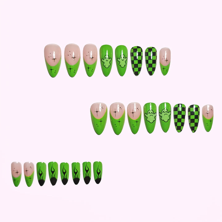 Spooky Ghost Nail Art