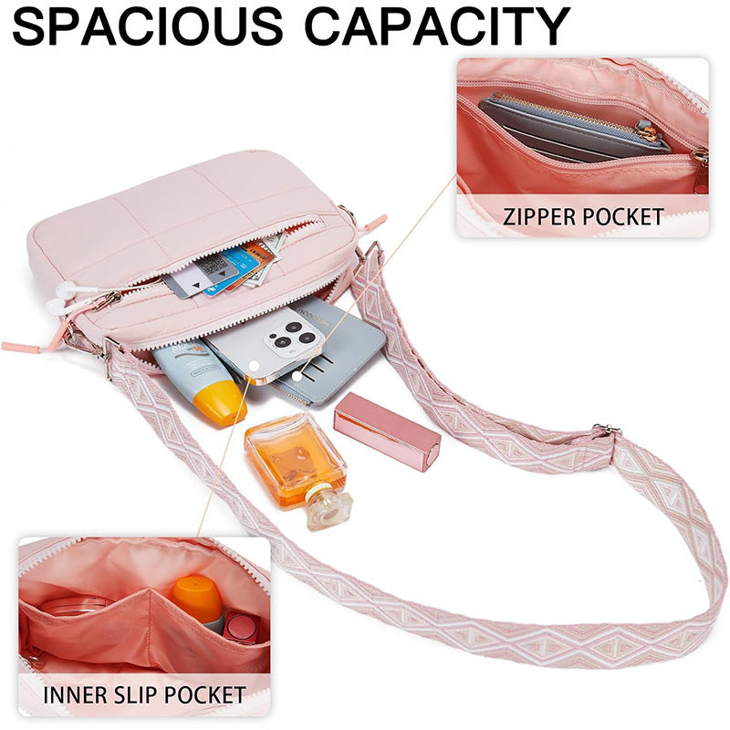 Padded shoulder bag with adjustable shoulder strap Kalsten