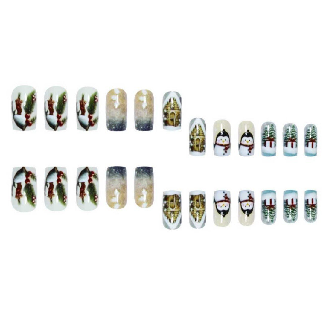 Winter-Themed Decorative Nail Art Kalsten