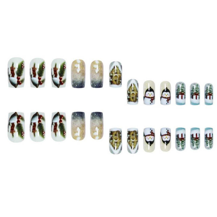 Winter-Themed Decorative Nail Art Kalsten
