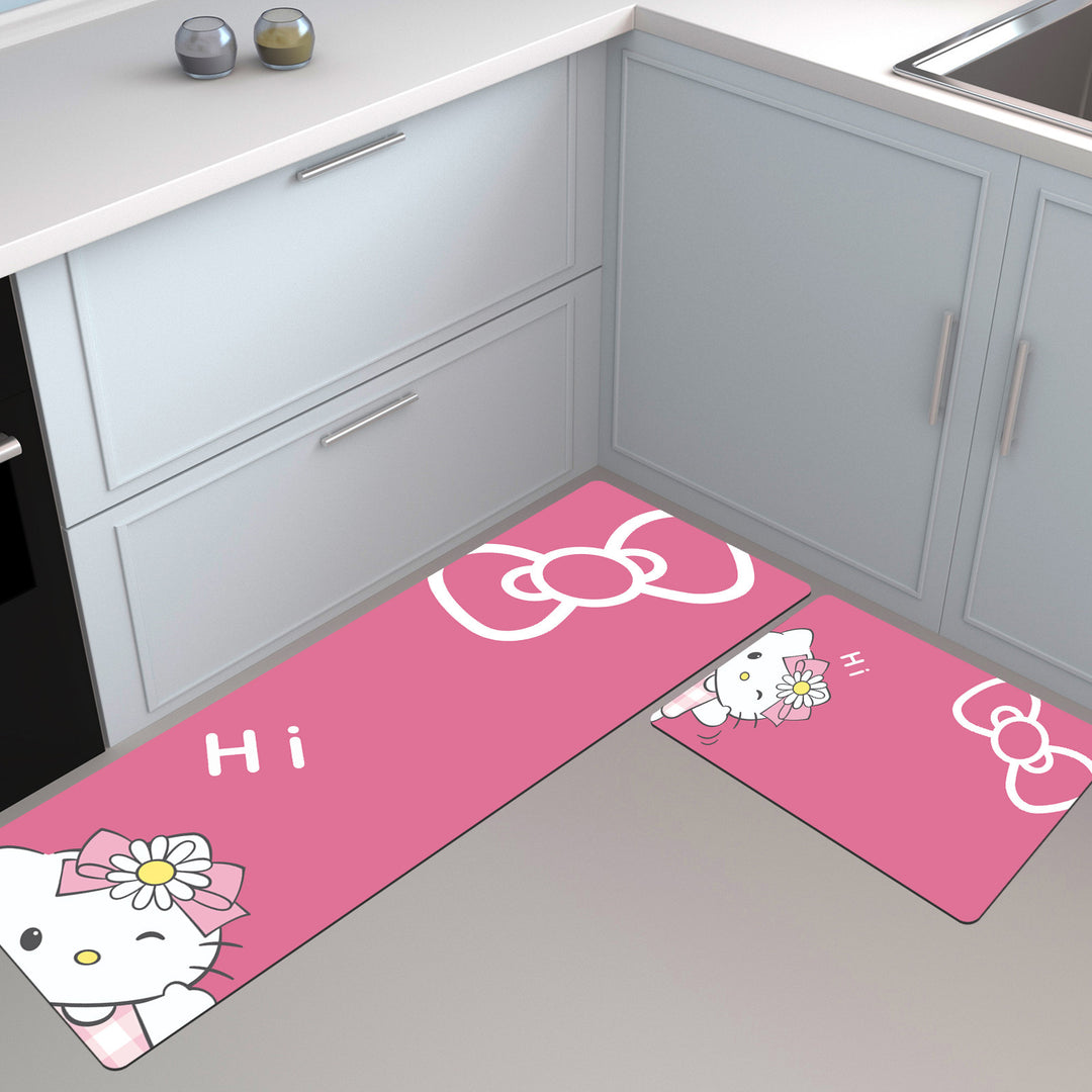 Cute Character Kitchen Mat Set