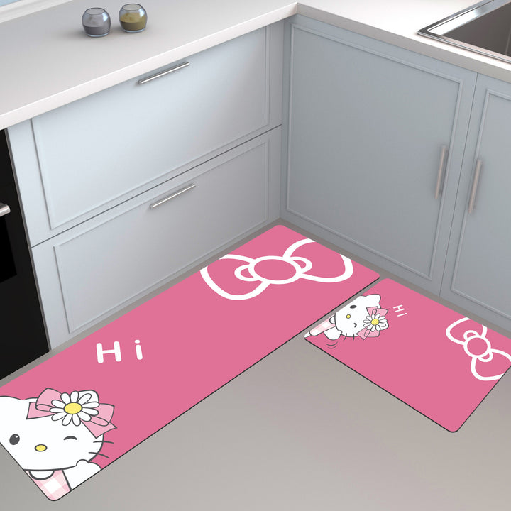 Cute Character Kitchen Mat Set