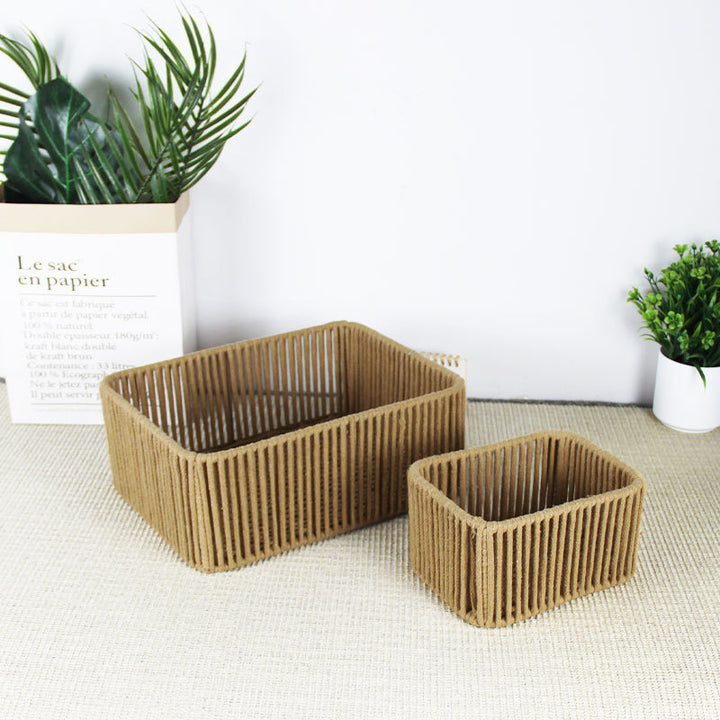 Versatile Woven Storage Baskets Set Kalsten