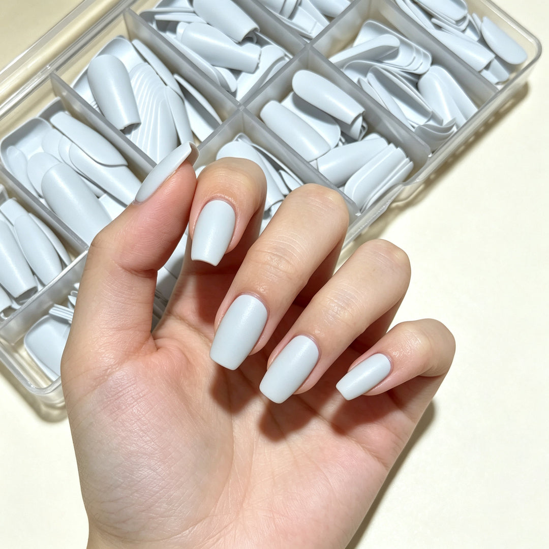 Premium White Press-On Nail Tips Kalsten