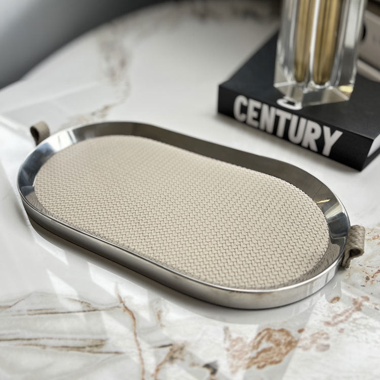 Elegant Round Decorative Serving Tray