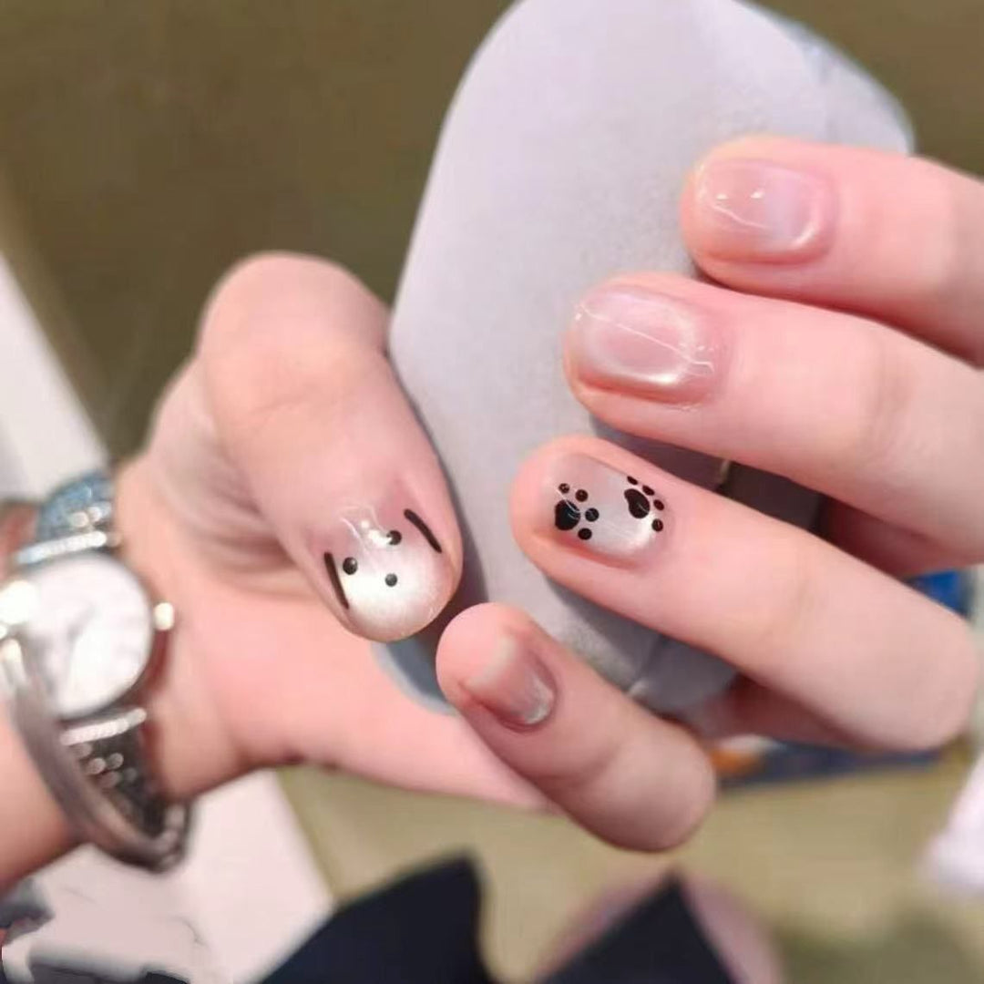 Artistic Heart Pattern Nail Art Extensions Kalsten