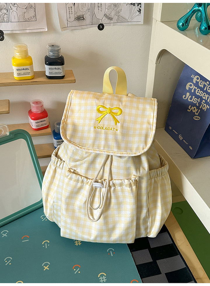 Trendy Drawstring Casual Backpack Kalsten