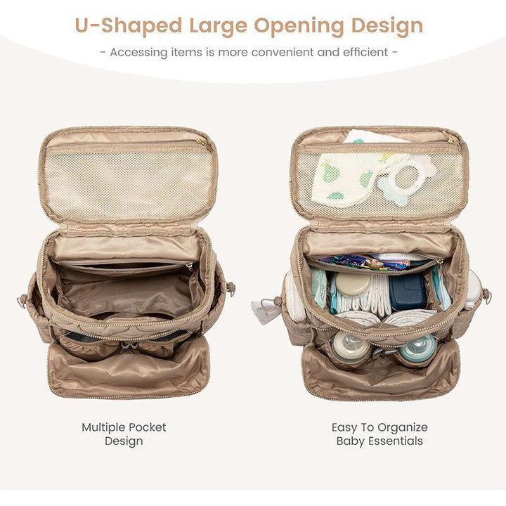 Padded everyday backpack with practical compartments Kalsten
