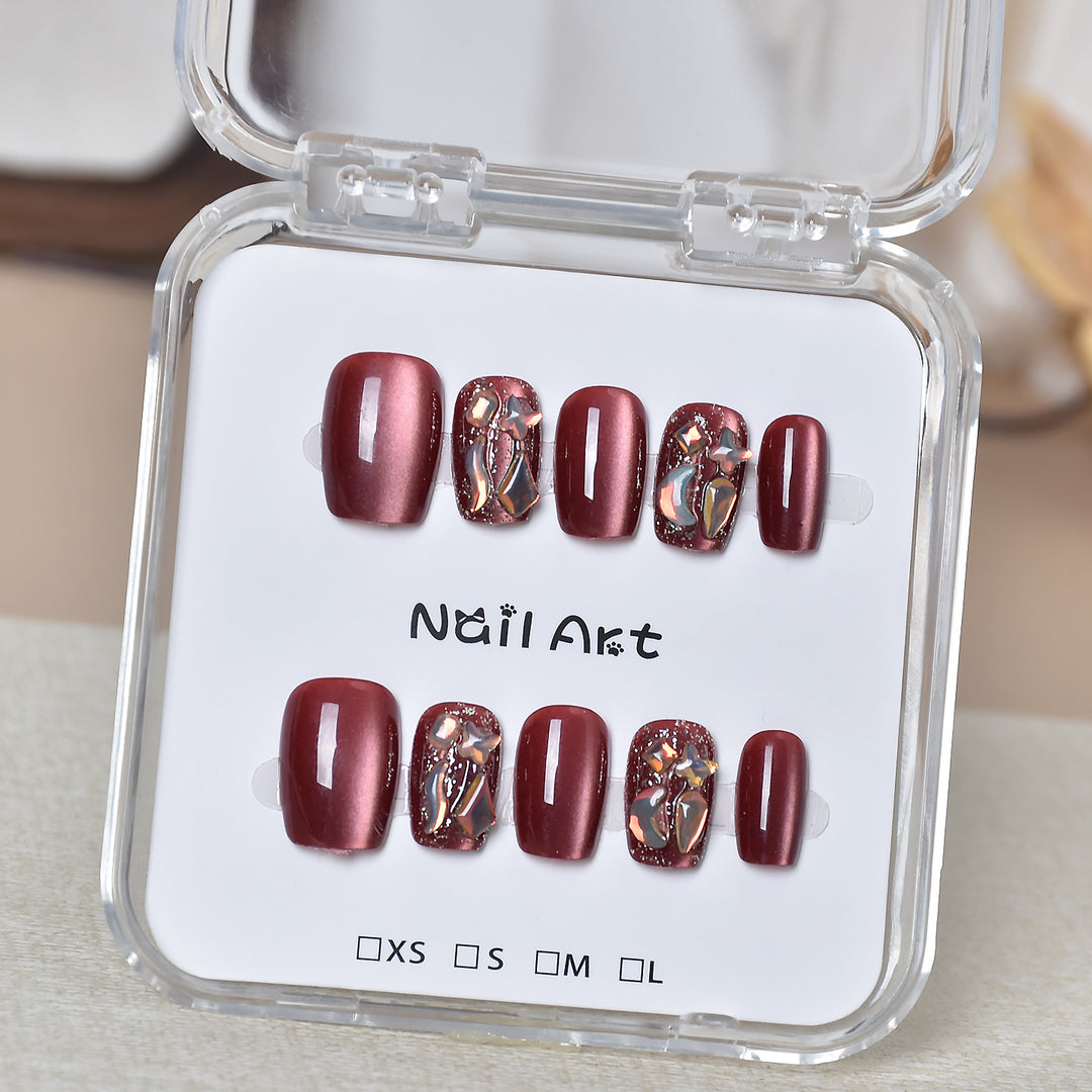 Premium Glamorous Press-On Nail Extensions Kalsten