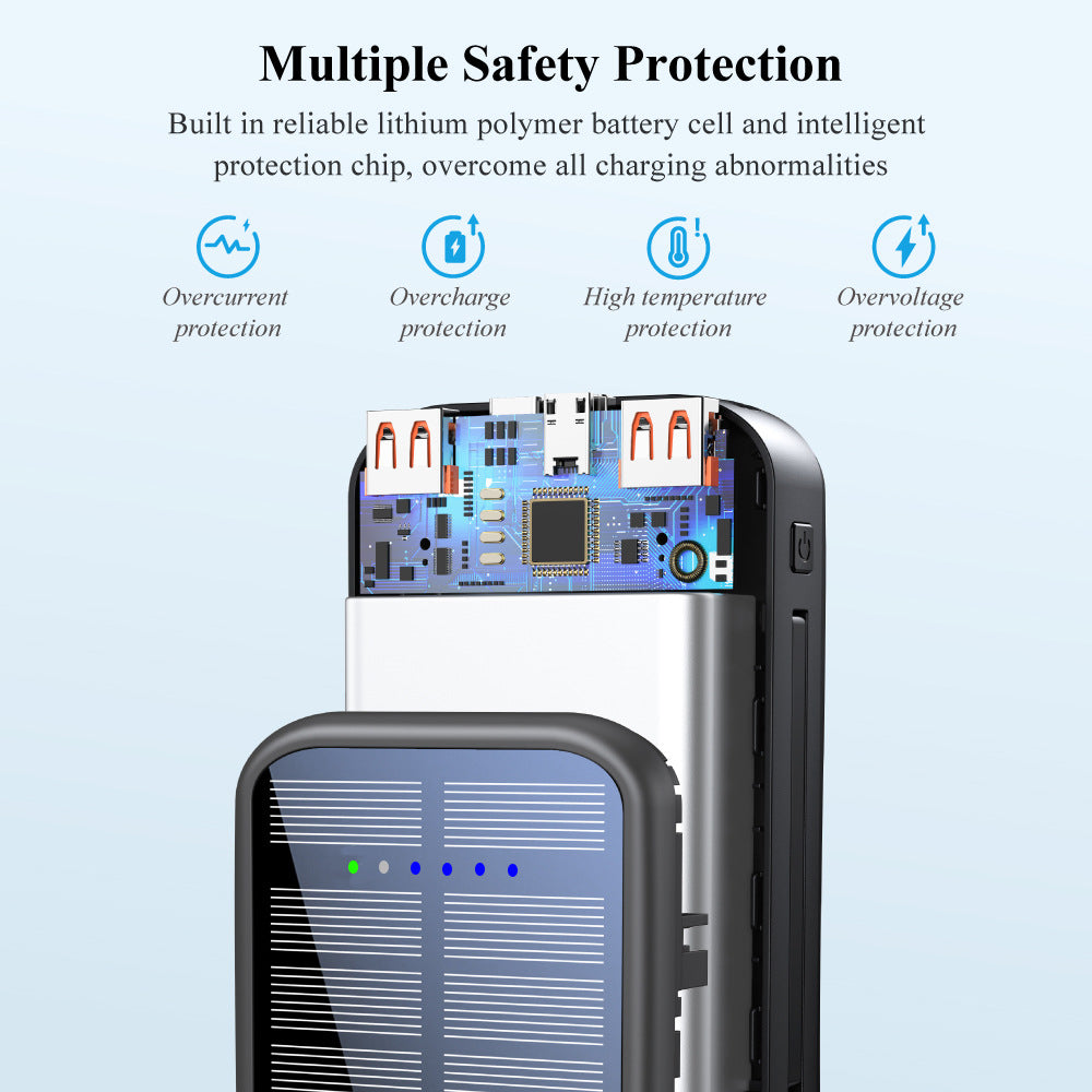 Solar-powered power bank with integrated fast charging function Kalsten