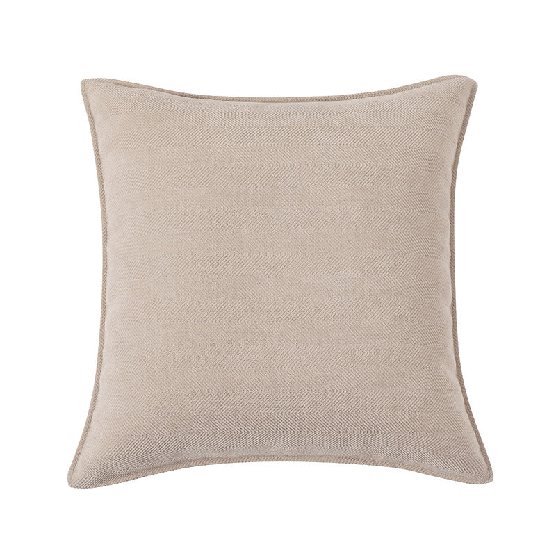 Textured Herringbone Decorative Cushion