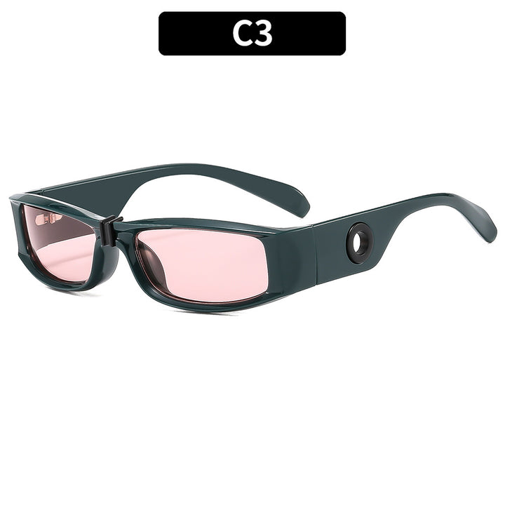 Trendy Rectangular Frame Sunglasses