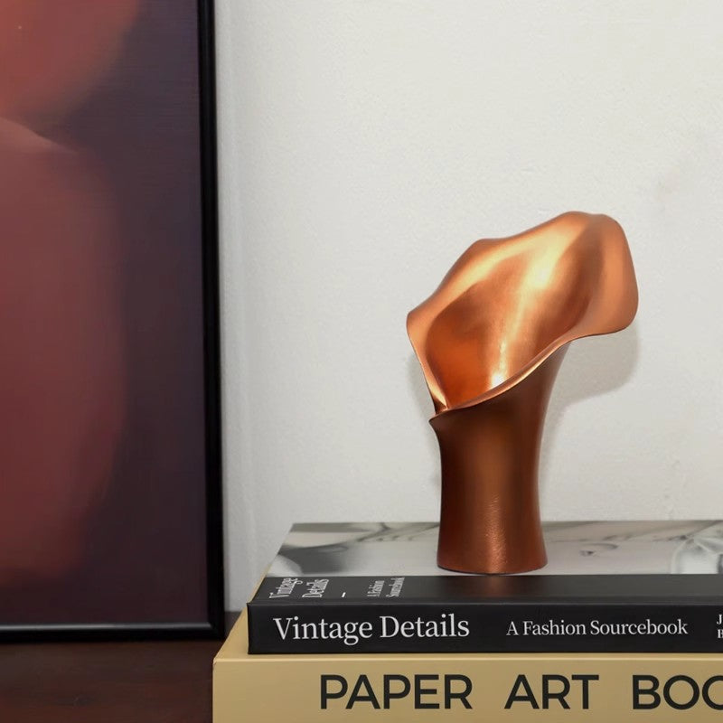 Artistic Copper Candle Holder