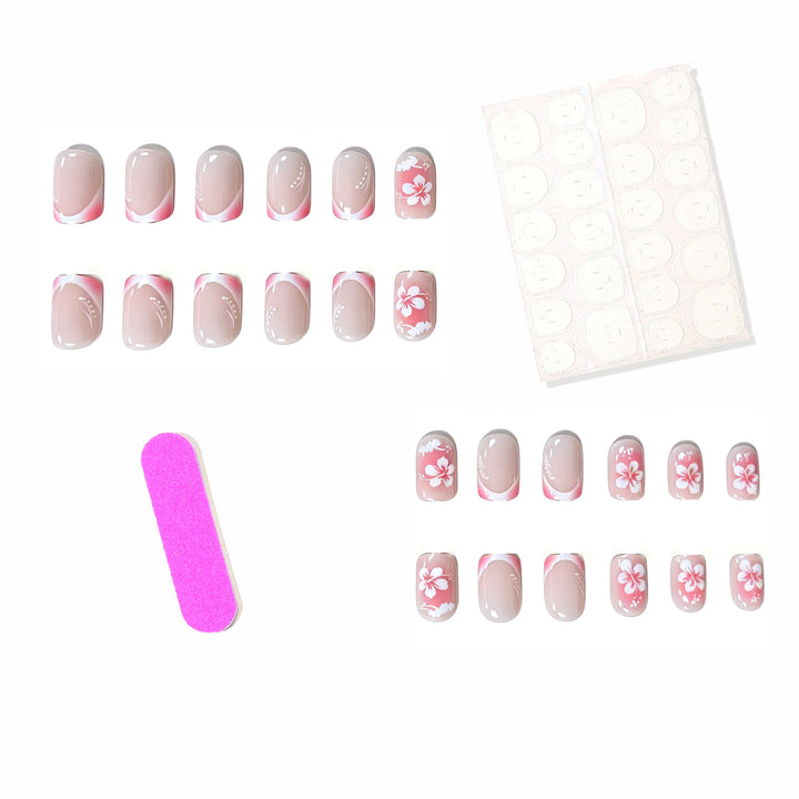 Floral Acrylic Nail Art Design Kalsten