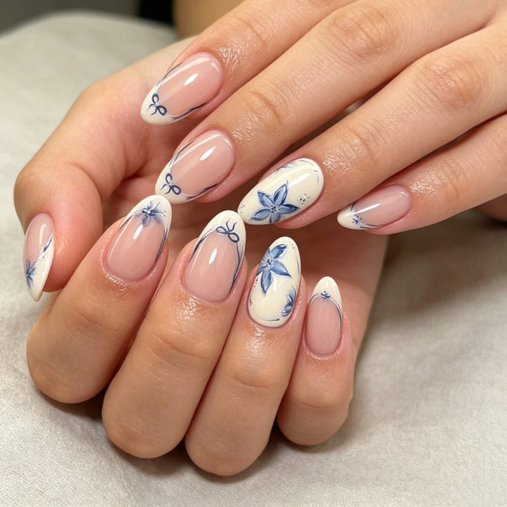 Classic Square-Shaped Press-On Nails