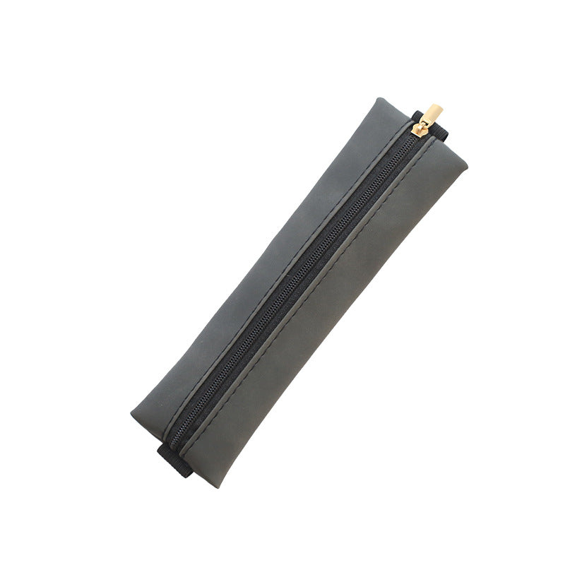 Long Leather Pencil Pouch