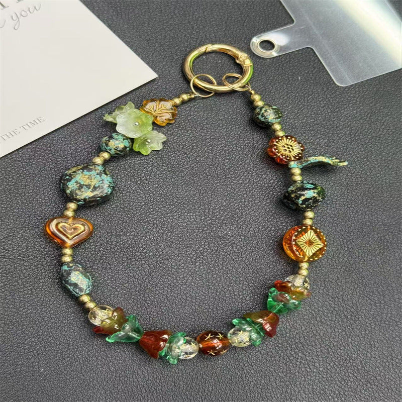 Decorative Beaded Charm Keychain Kalsten 1790135326