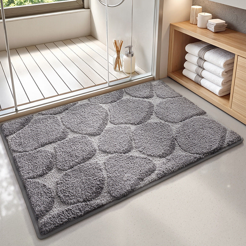 Playful UFO-Themed Bathroom Rug