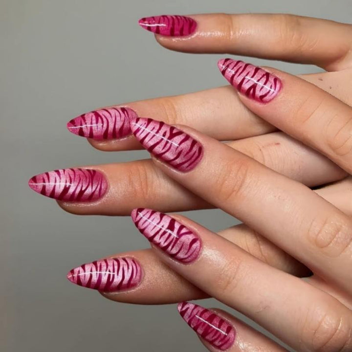 Artistic Stiletto Nail Art Tips Kalsten