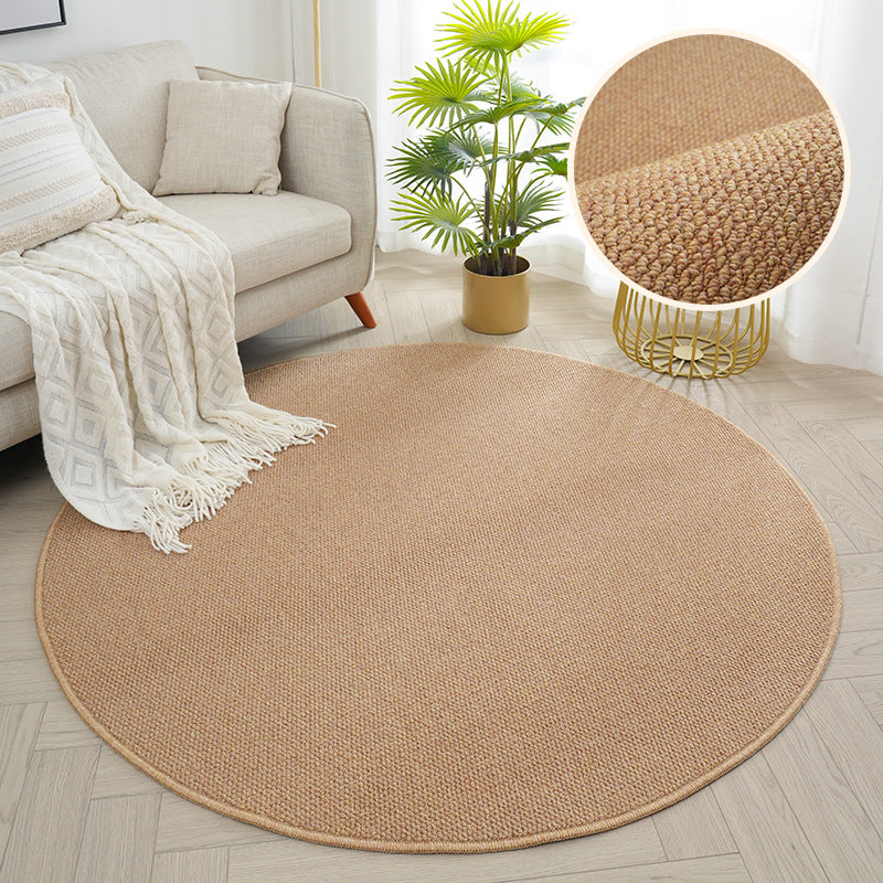 Round Textured Area Rug Kalsten