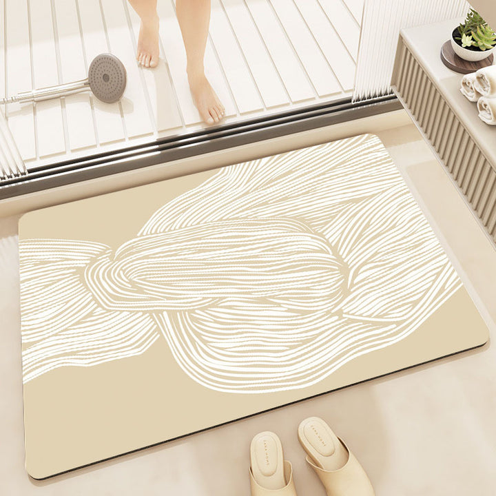Abstract Modern Bath Mat Kalsten