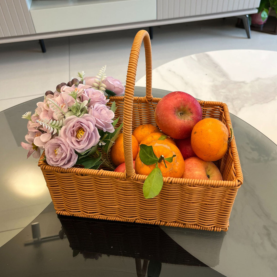 Handwoven Decorative Floral Basket Kalsten
