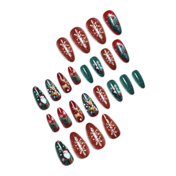 Holiday Themed Decorative Nail Art Kalsten
