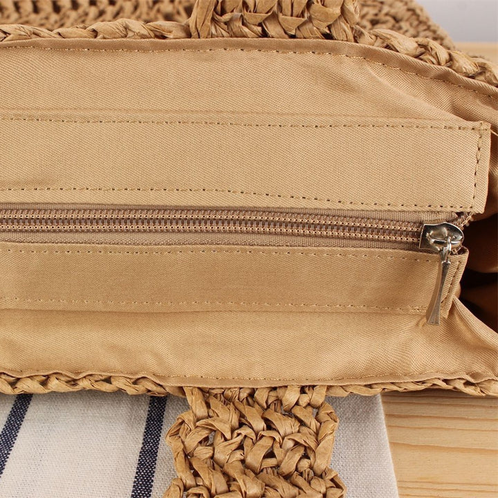 Braided Shopping Bag in Minimalistic Design Kalsten
