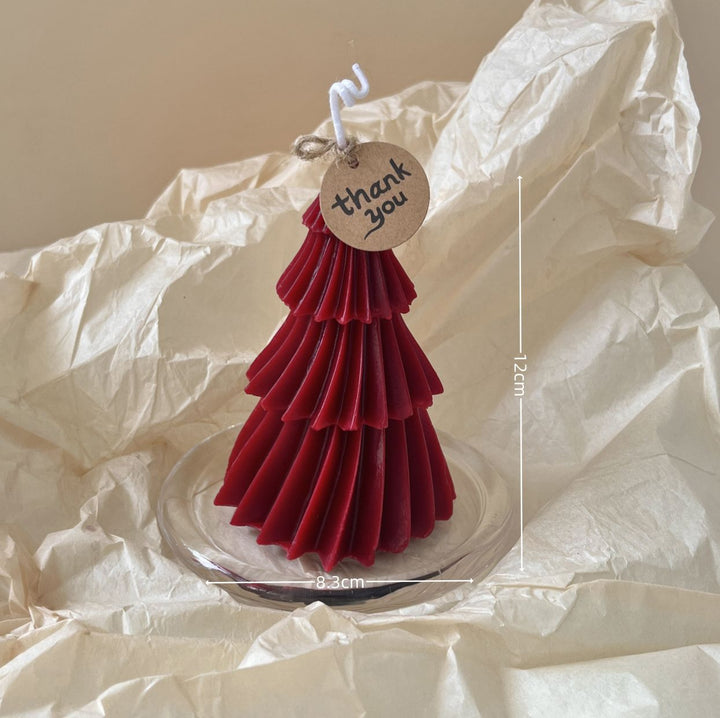 Twisted Spiral Taper Candle Pair Decorative Scented Home Accent