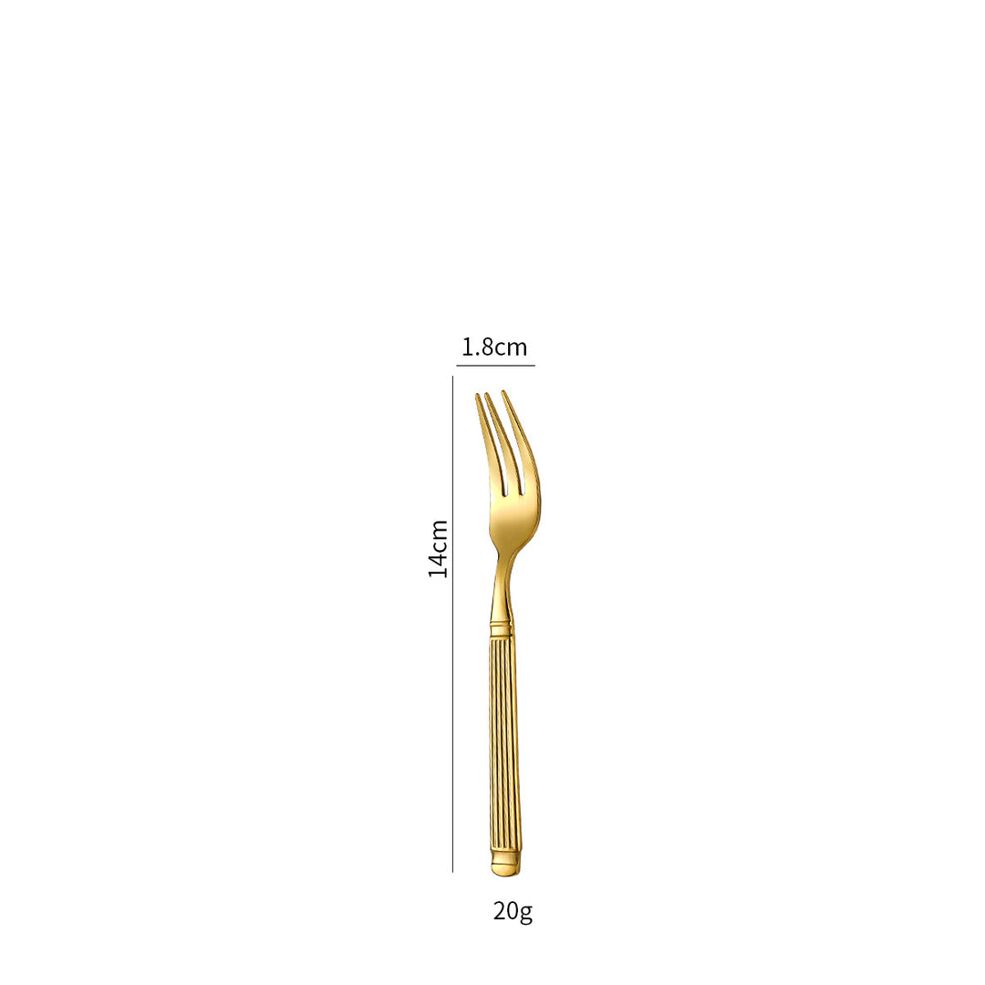 Elegant dessert spoon with exclusive surface design Kalsten