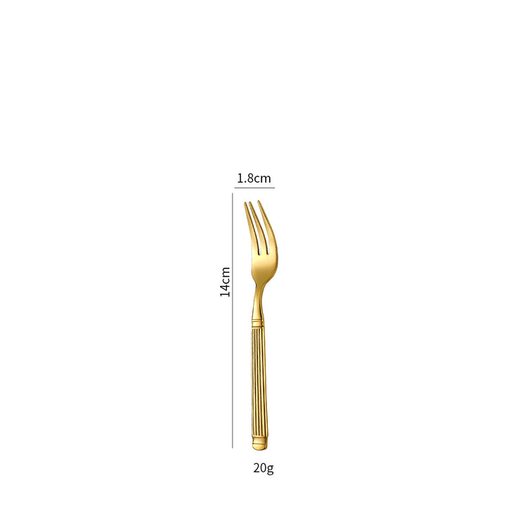 Elegant dessert spoon with exclusive surface design Kalsten