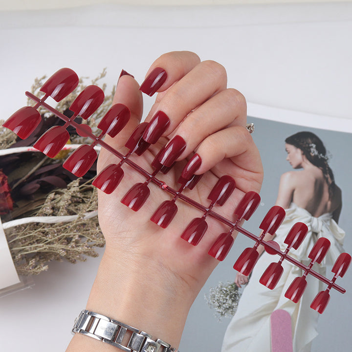 Natural Glossy Press-On Nail Tips Kalsten