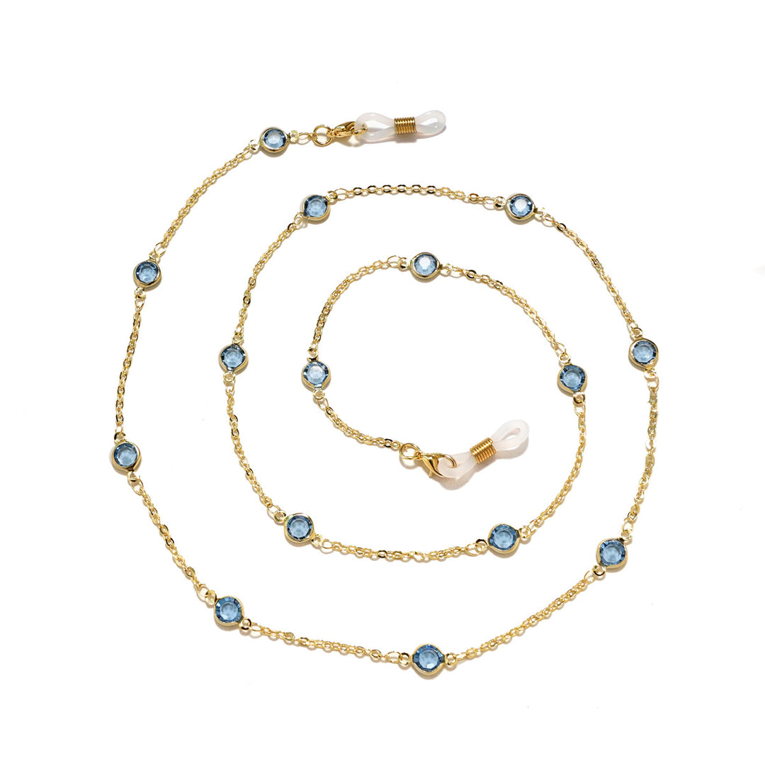 Gemstone-Studded Eyewear Holder Kalsten