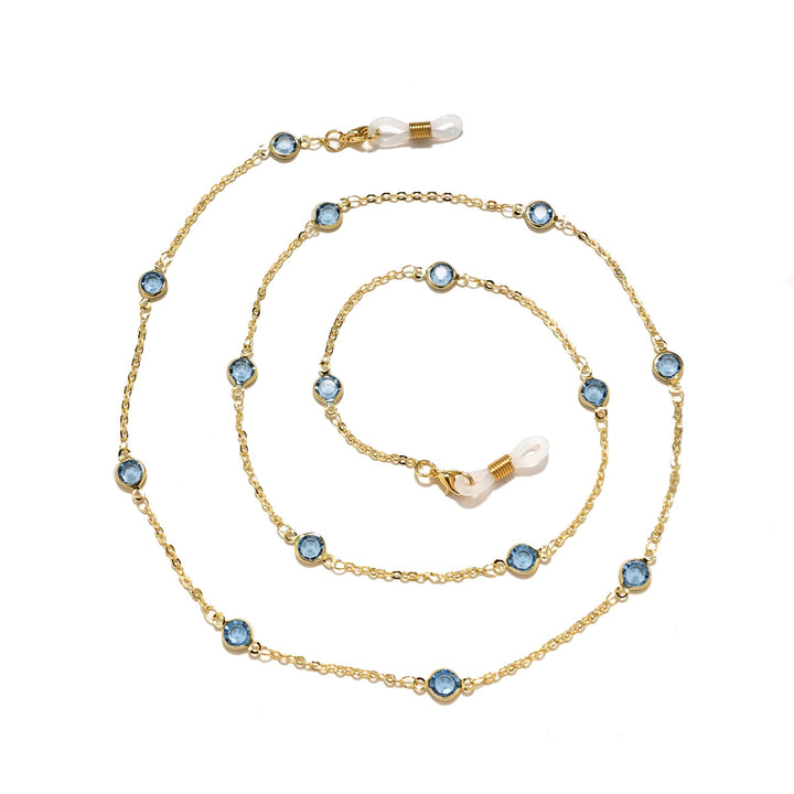Gemstone-Studded Eyewear Holder Kalsten