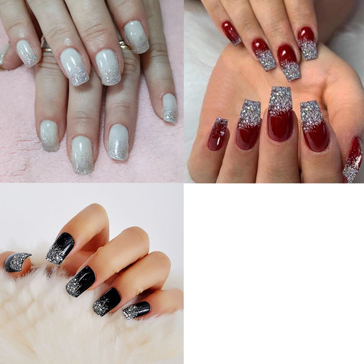 Glittery Nail Art Kalsten