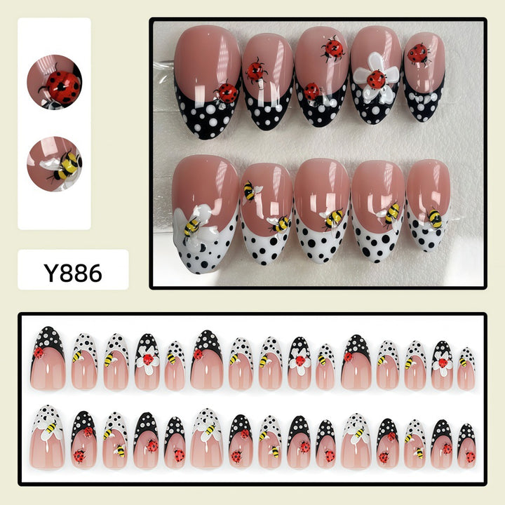 Artificial nails with cheerful animal motifs Kalsten