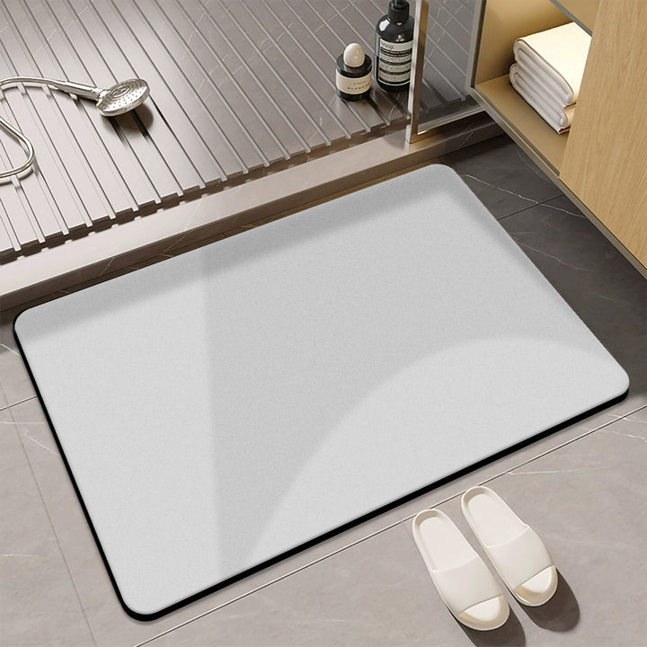 Elegant Marble-Inspired Bath Mat