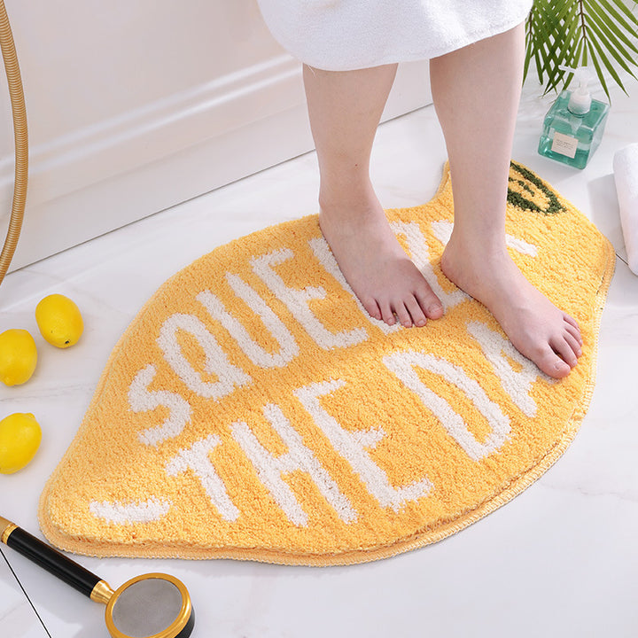 Playful Fruit-Themed Bath Rug Kalsten