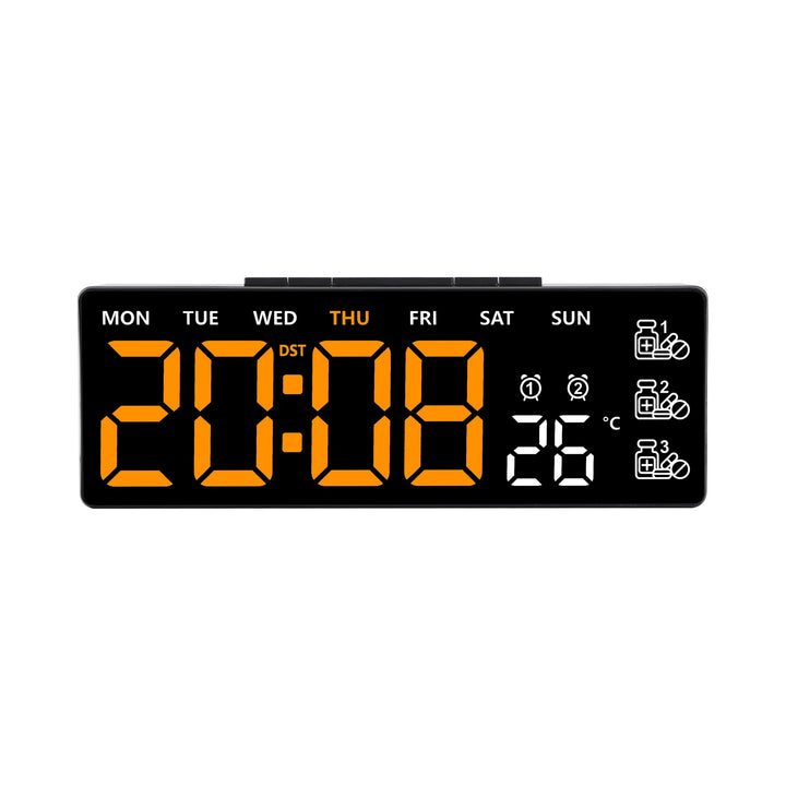 Digital Thermo Alarm Clock with Large LED Display Kalsten