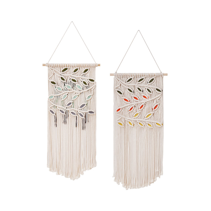 Macramé Leaf Wall Hanging