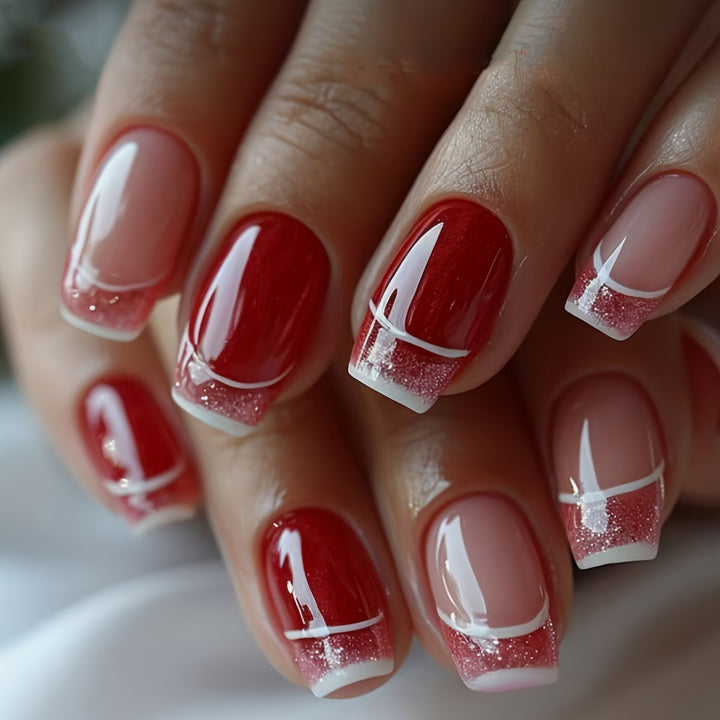 Elegant French Tip Nail Art Kalsten