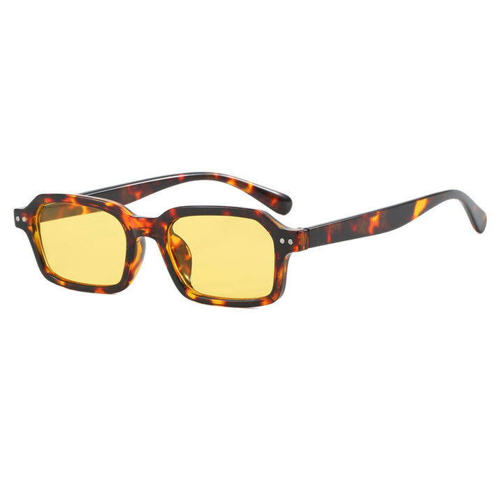 Women's fashionable square sunglasses in urban design Kalsten