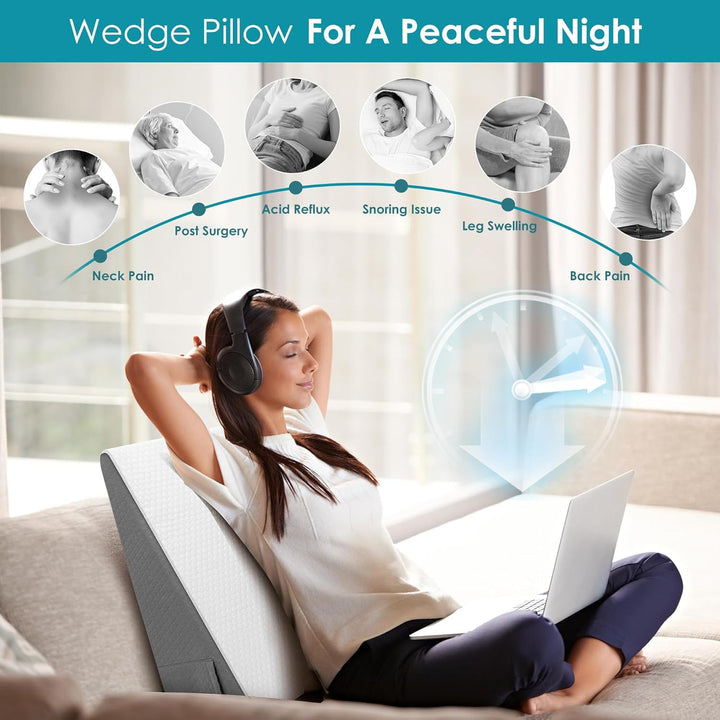 Adjustable Wedge Sleep Support Pillow
