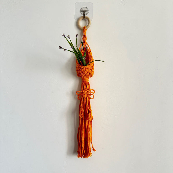Macrame Plant Hanger with Decorative Tassels Kalsten