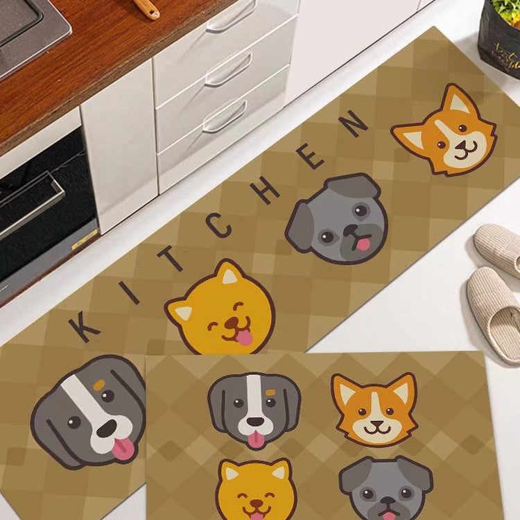 Cat-Themed Kitchen Mat Kalsten