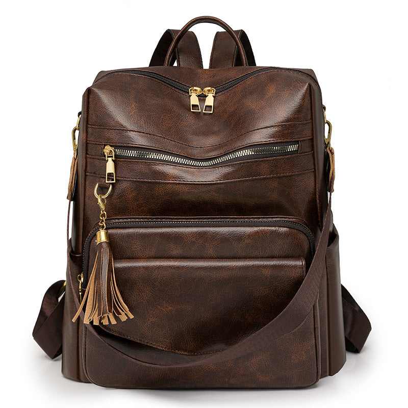 Multifunctional Stylish Leather Backpack Kalsten