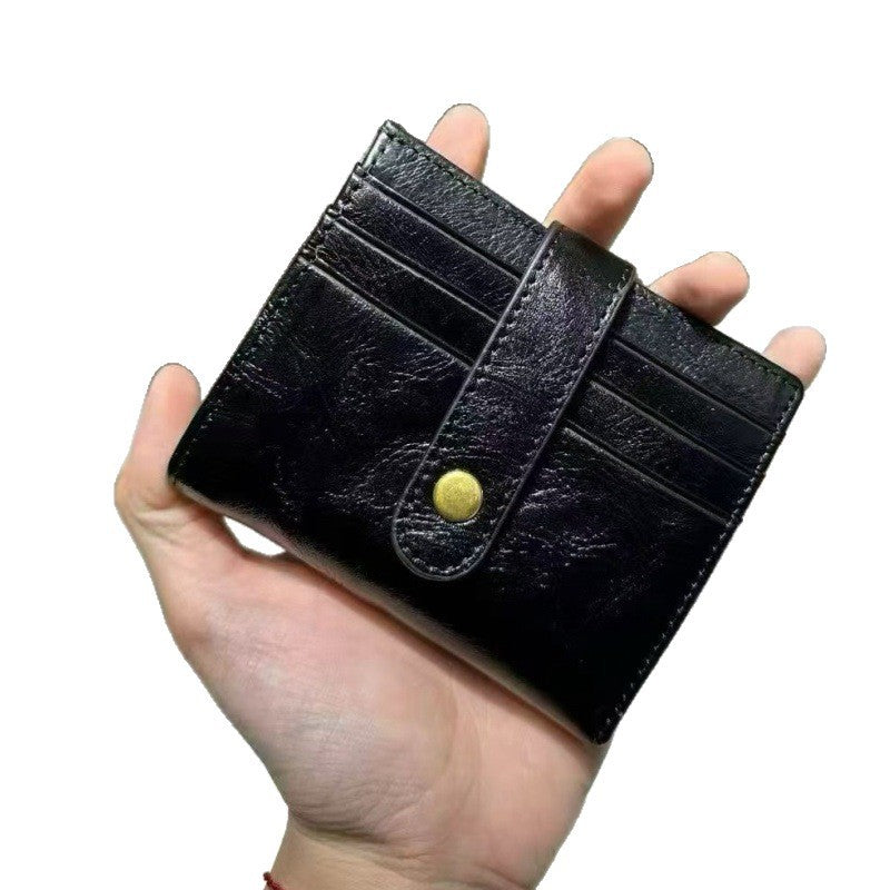 Genuine Leather Card Holder Wallet